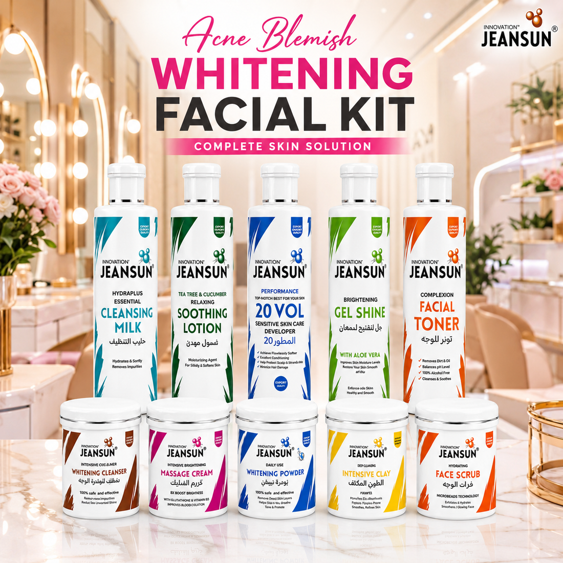 Acne Blemish Whitening Facial Kit Pakistan — 10 Products Complete System Review 2026