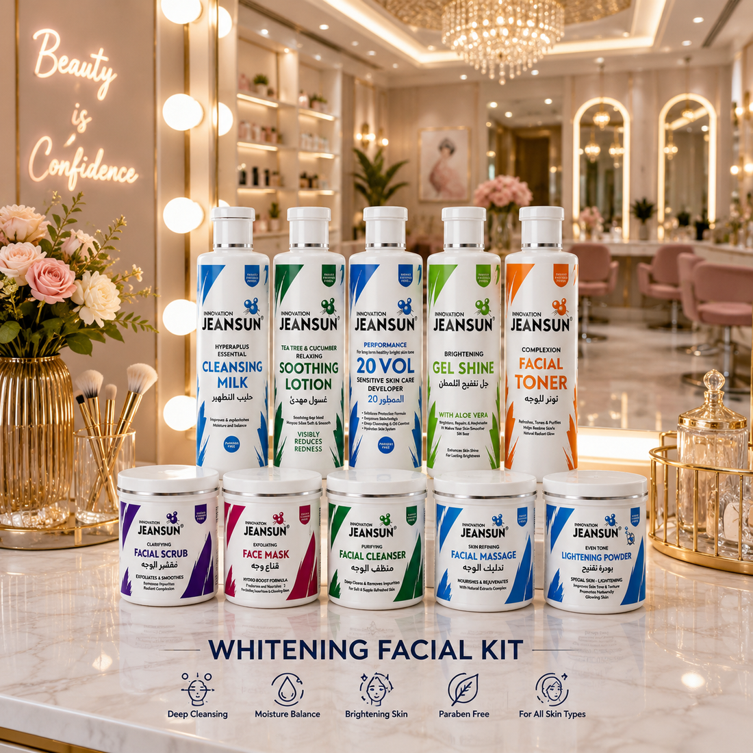 Oily Skin Ke Liye Jeansun Whitening Kit Rs.4990 — Toner Plus Oil Control Pakistan