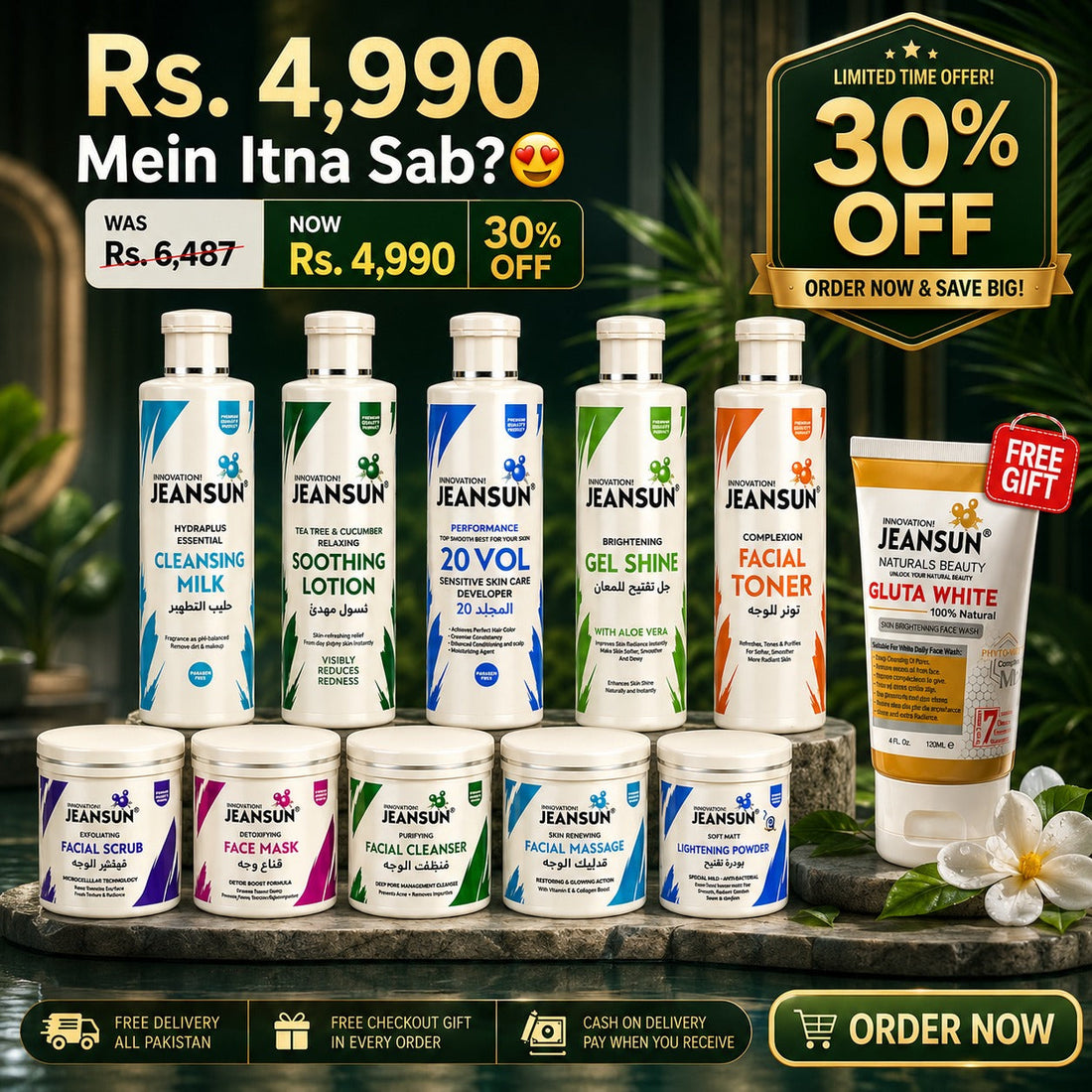 Rs.4990 Sach Mein Kitna Sasta Hai — Jeansun Whitening Kit Ki Honest Calculation