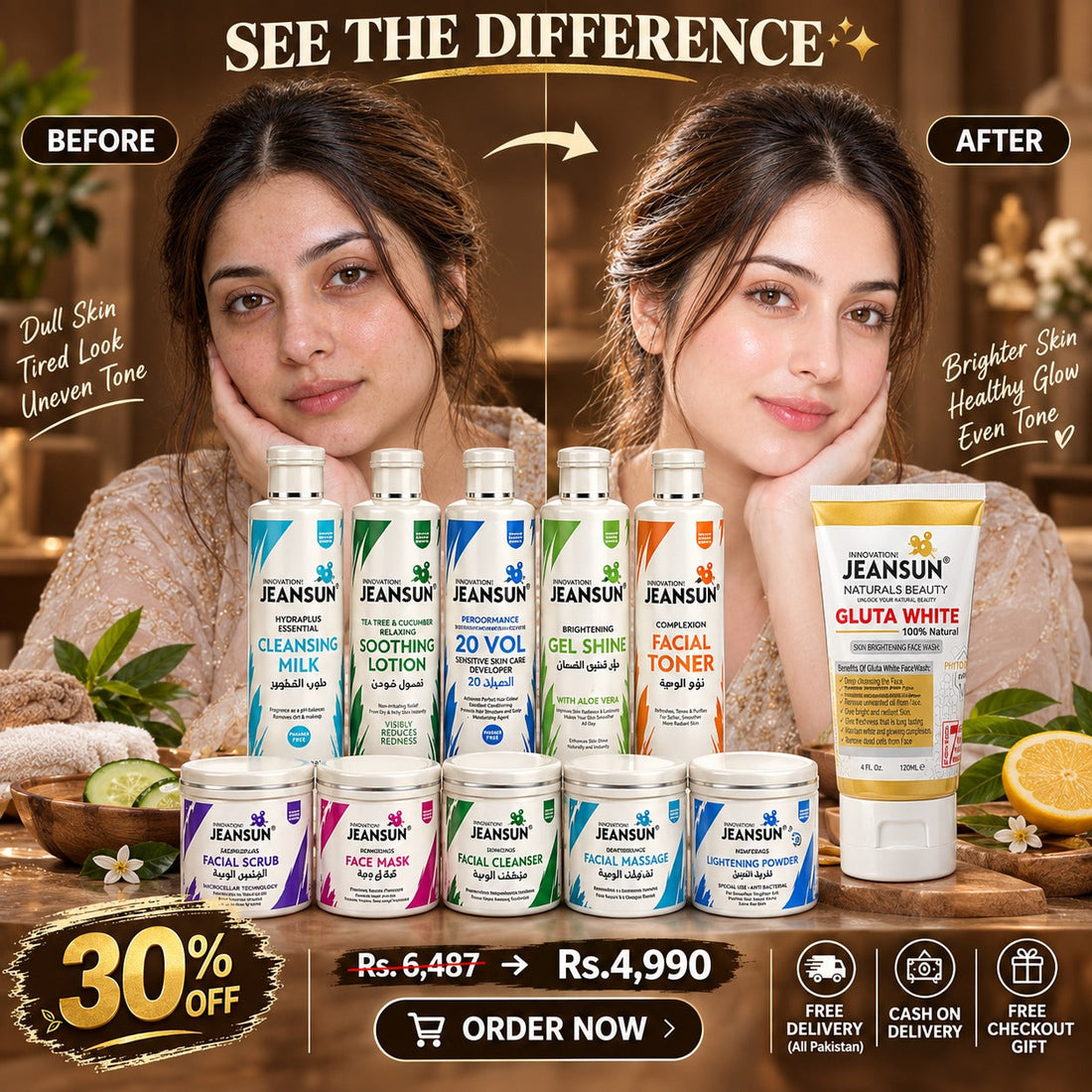 Aap Ki Skin Type Ke Liye Konsi Jeansun Kit — Rs.4990 Ya Rs.2990 Pakistan 2026