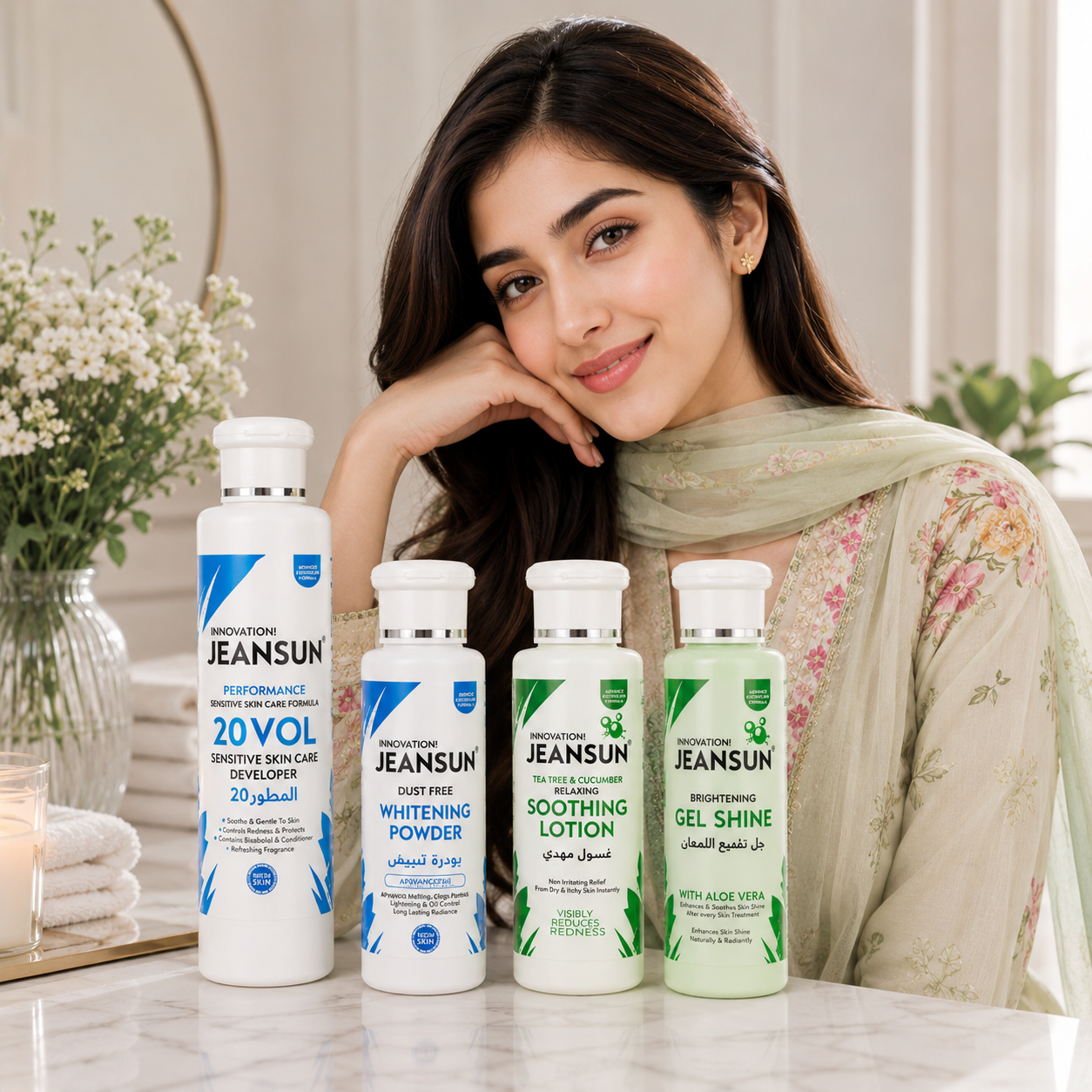 Jeansun Professional Facial Kit – 4 Step Skin Treatment