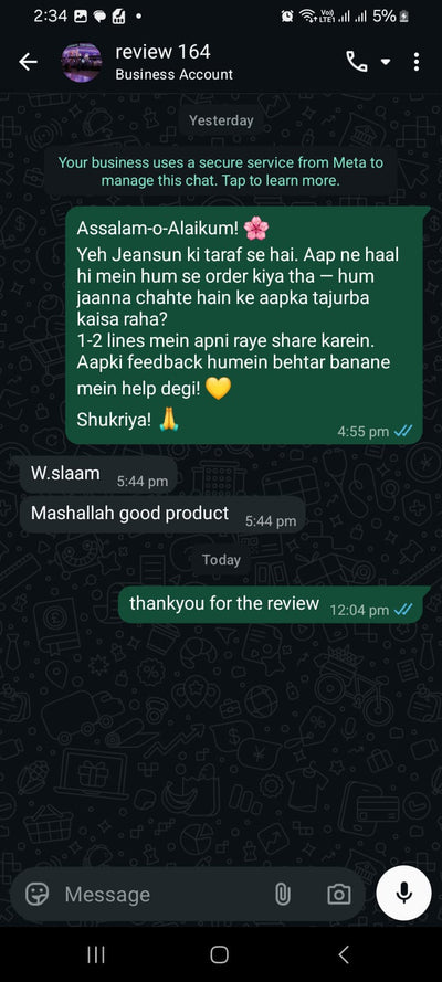 Verified customers