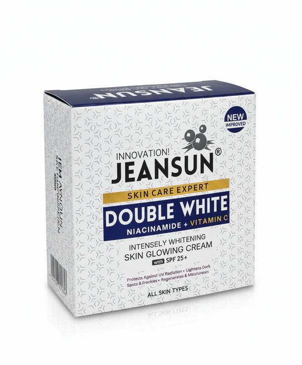 JEANSUN Double White Skin Glowing Cream | Niacinamide + Vitamin C | SPF 25+