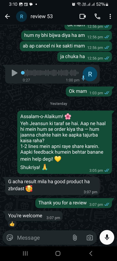 Verified customers