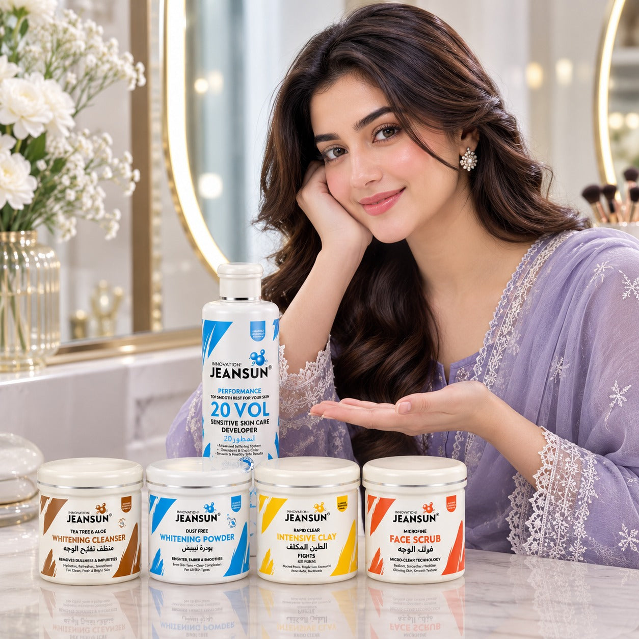 Jeansun Acne Whitening Kit — dark spots breakouts treatment Pakistan