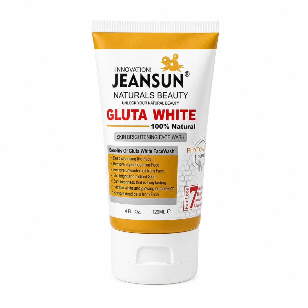 Jeansun Gluta White Face Wash Pakistan | Glutathione Brightening